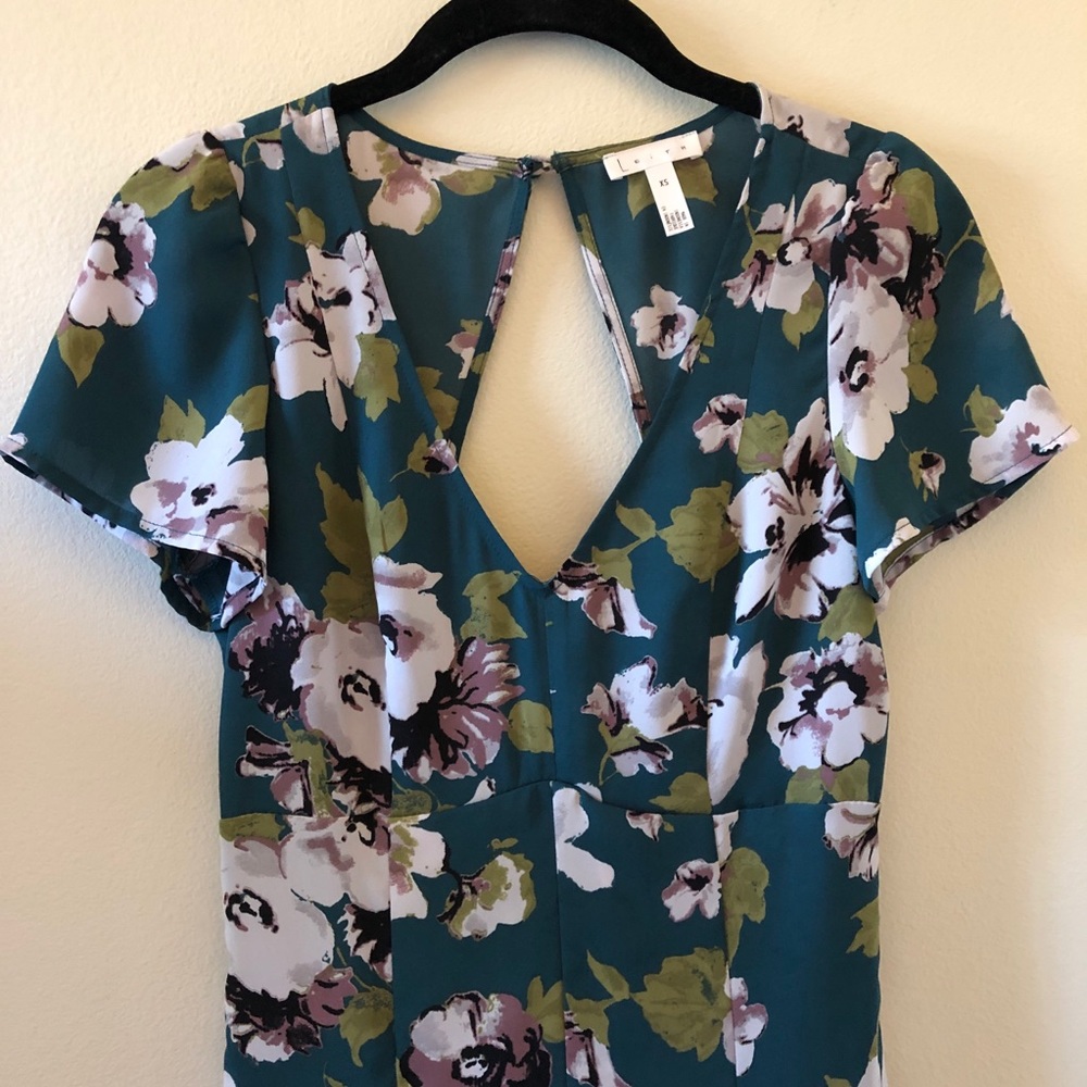 Leith | Floral print romper | Open back | XS - Picture 2 of 6